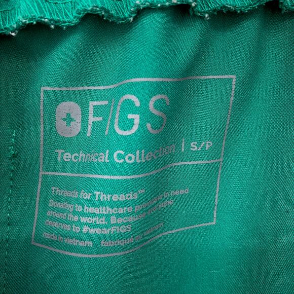 Figs Yola Skinny Scrub Pants Womens Size SP PO1661 Limited Edition Forest Green - Picture 7 of 7